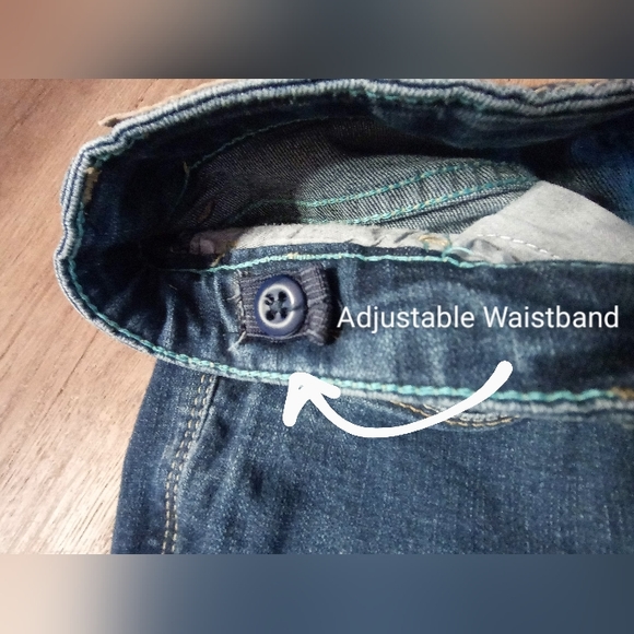 Levi Mid Rise Medium Dark Wash Skinny Jeans 14 Regular - Picture 9 of 13